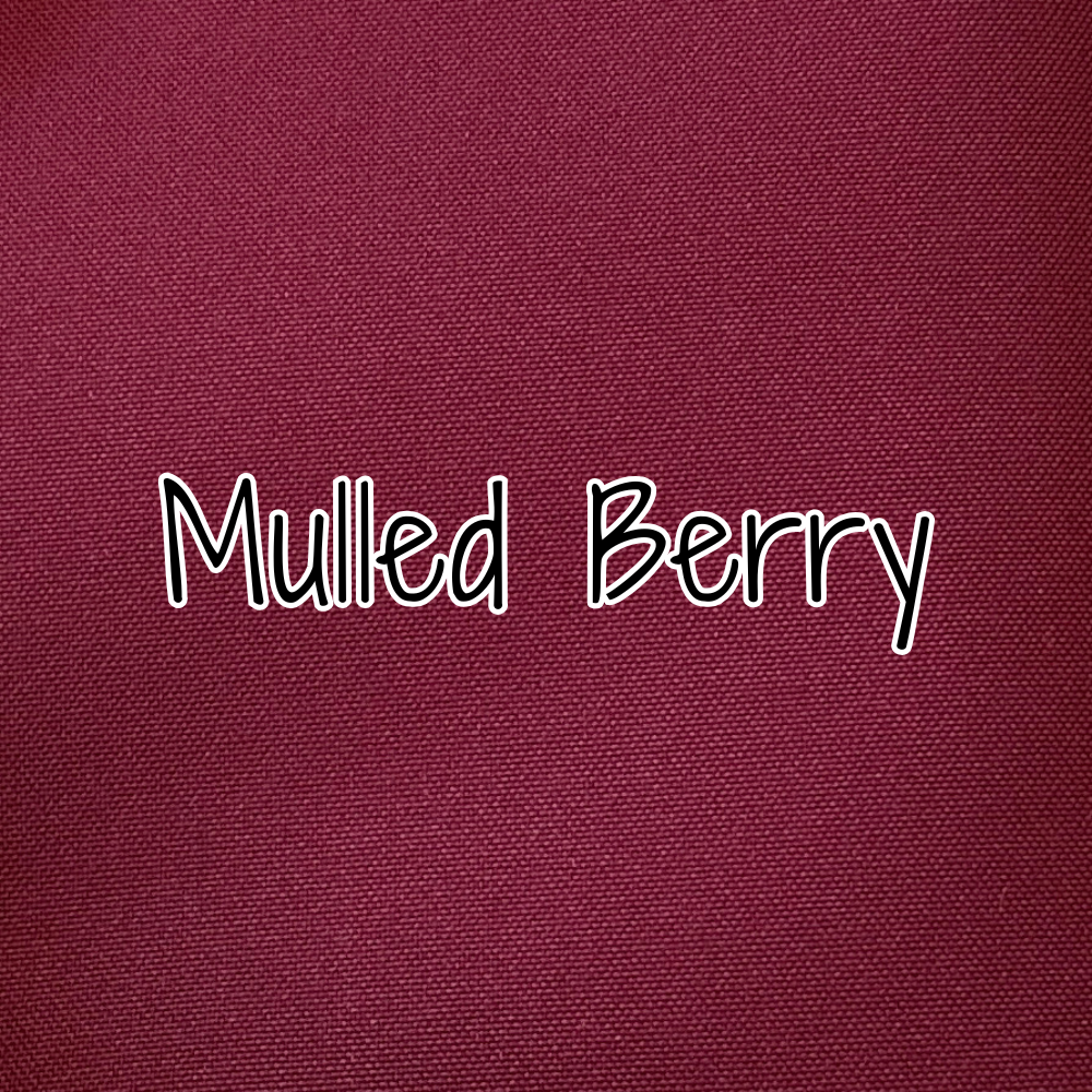 Medium Weight Waterproof Canvas - Mulled Berry (retail)