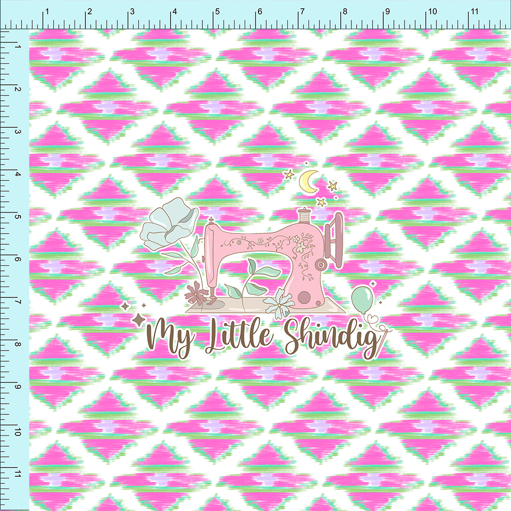 Fabric Club Month 49 - Painted Pink Rug (retail)