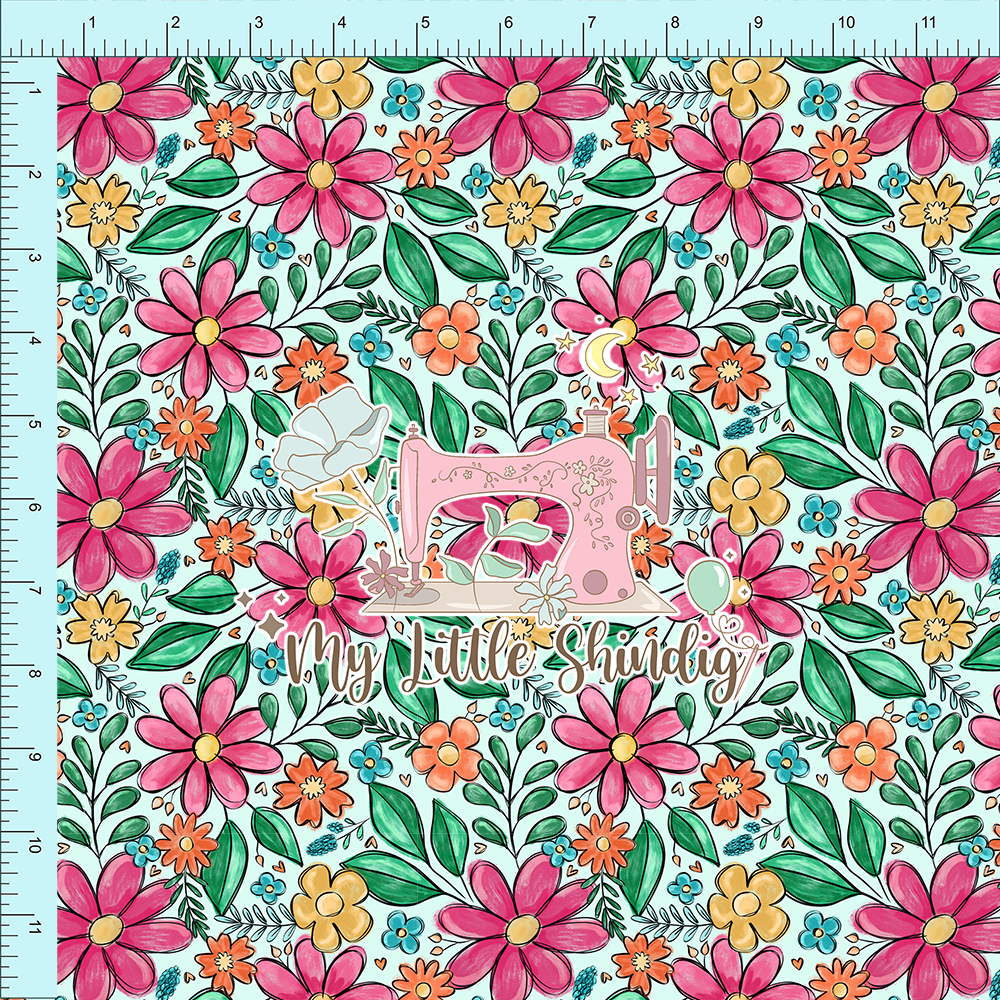 Fabric Club Month 48 - Pink Garden Party (retail)