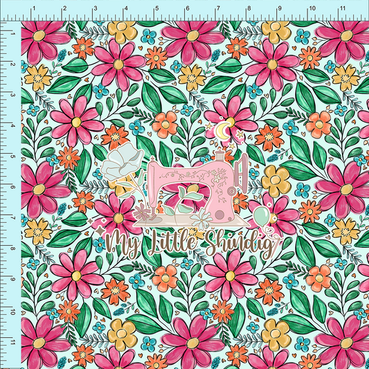 Fabric Club Month 48 - Pink Garden Party (retail)
