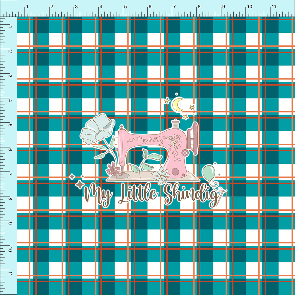 Pumpkin Patch Plaid (pre-order) - Fabric Club Month 41