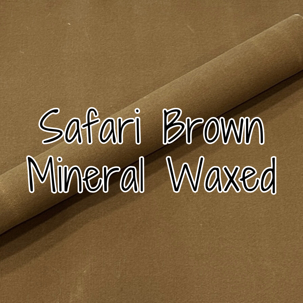 12 oz. Mineral Waxed Canvas - Safari Brown (retail)