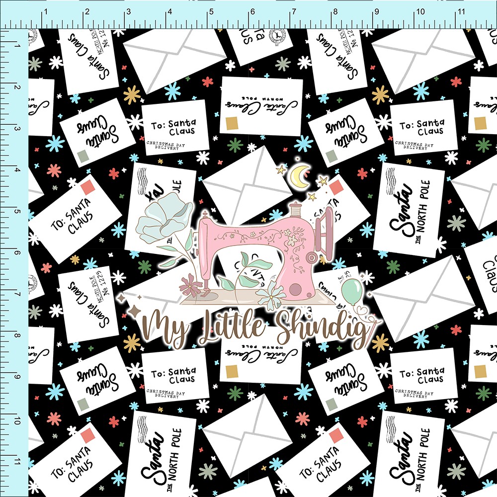 Fabric Club Month 31 - Santa Mail (retail)