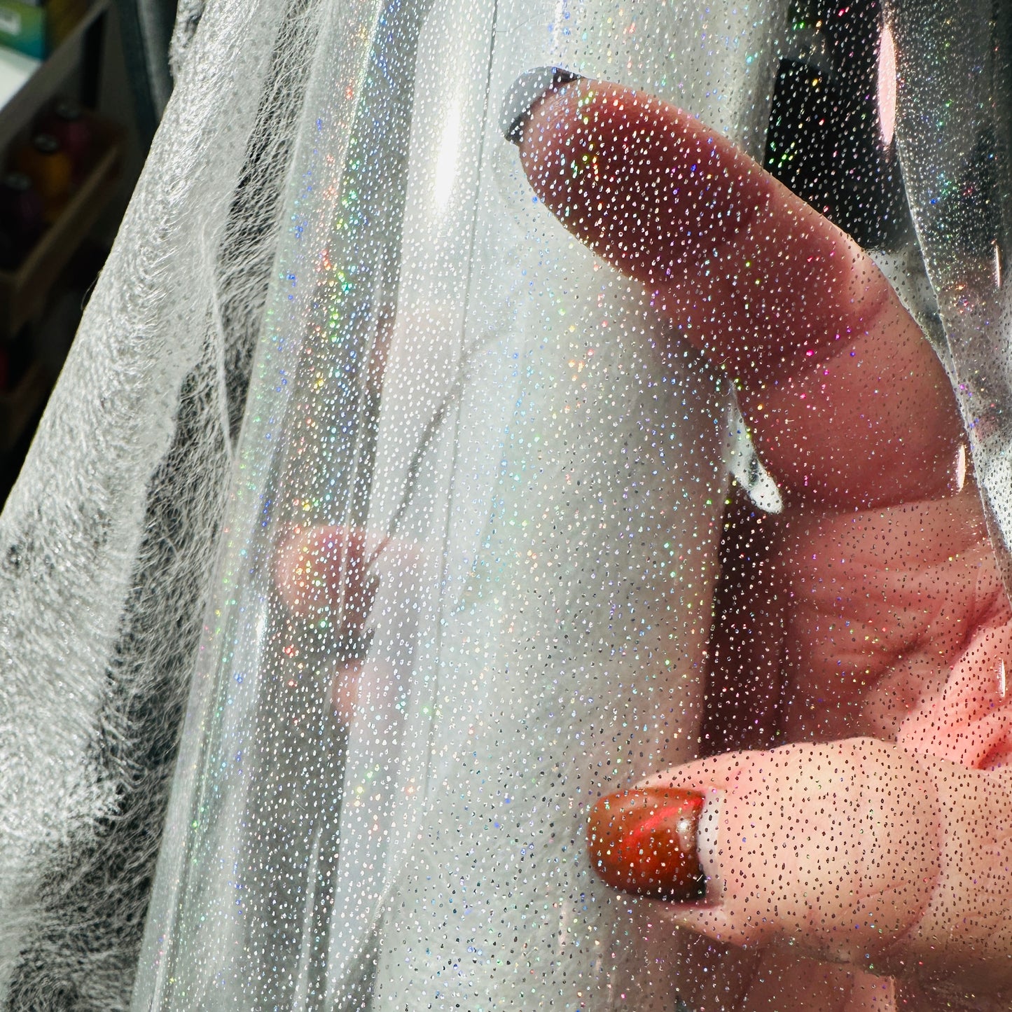 Patterned Iridescent TPU Vinyl (retail)