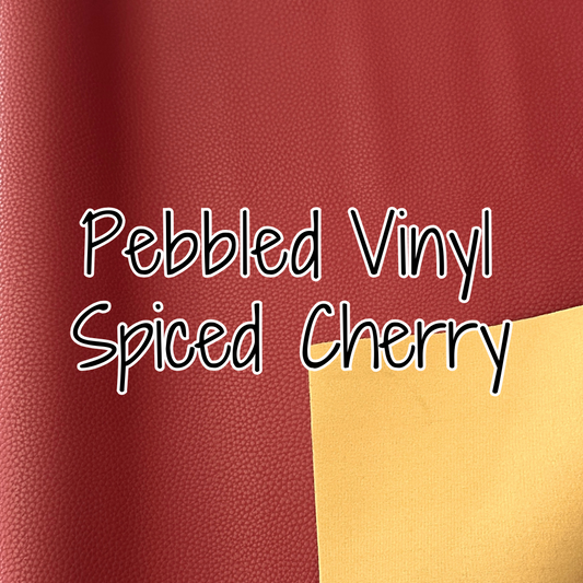 Pebbled Vinyl - Spiced Cherry - 18" (retail)