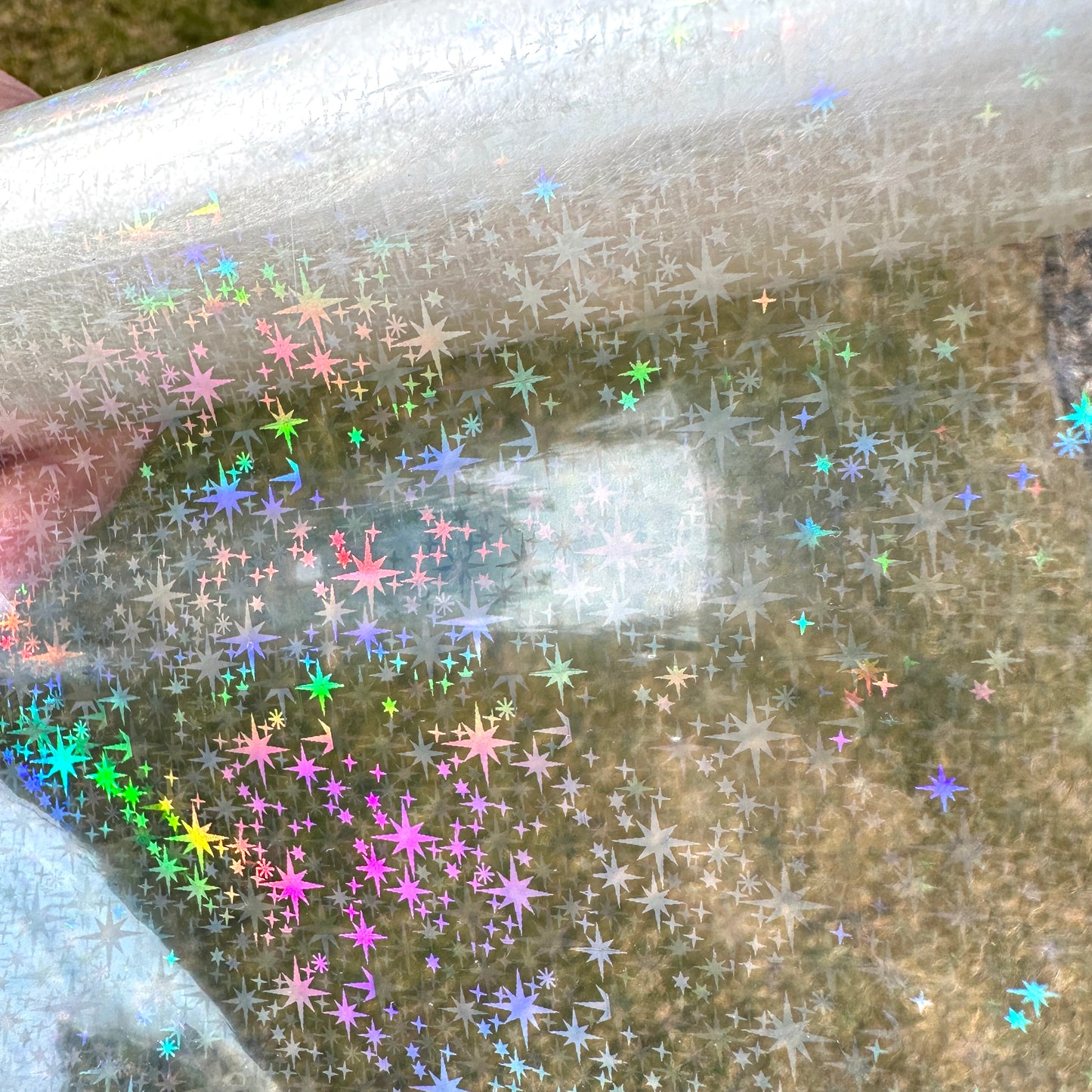 Patterned Iridescent TPU Vinyl (retail)