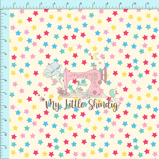 Fabric Club Month 34 - Star Sprinkles (retail)