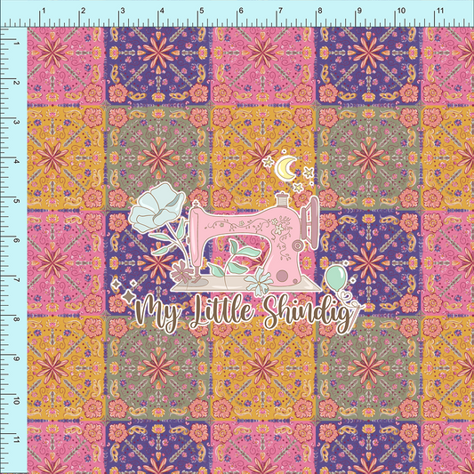 Fabric Club Month 45 - Vintage Tapestry Brights (retail)