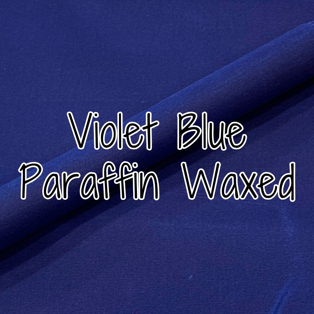 12 oz. Paraffin Waxed Canvas - Violet Blue (retail)