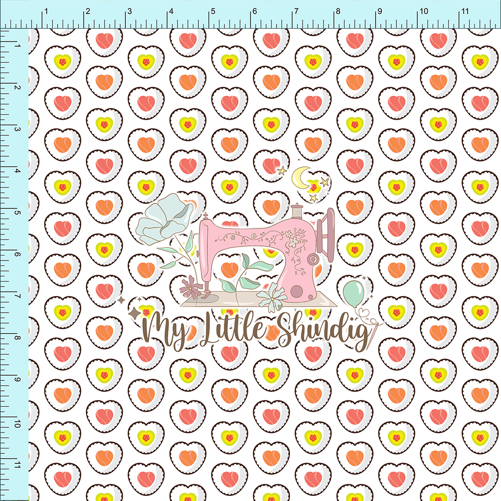 Fabric Club Month 08 - Sushi Heart Coord (preorder)