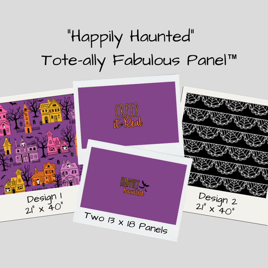 Happily Haunted Tote-Ally Fabulous Panel (pre-order)
