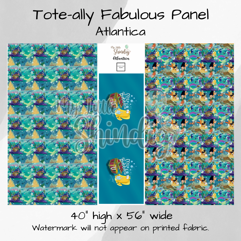 Atlantica Tote-Ally Fabulous Panel