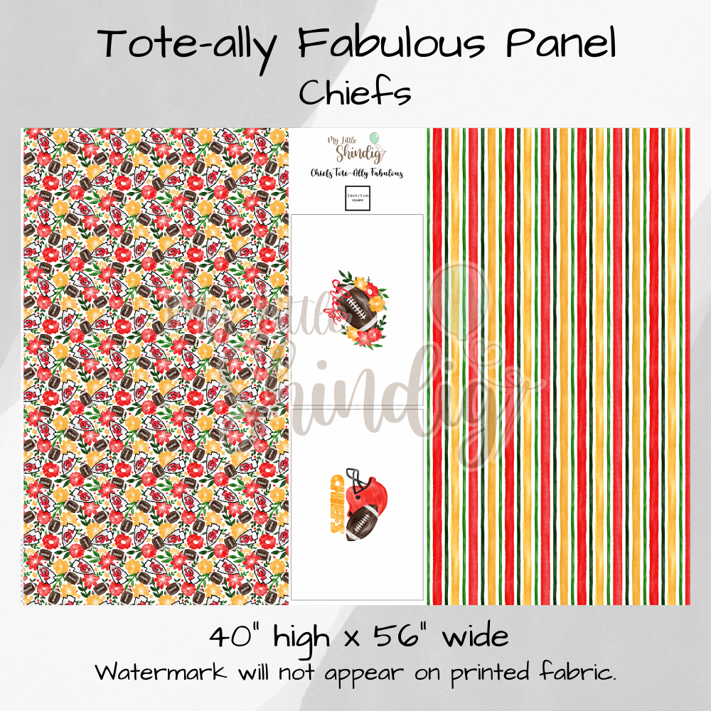 Chiefs Tote-Ally Fabulous Panel (retail)