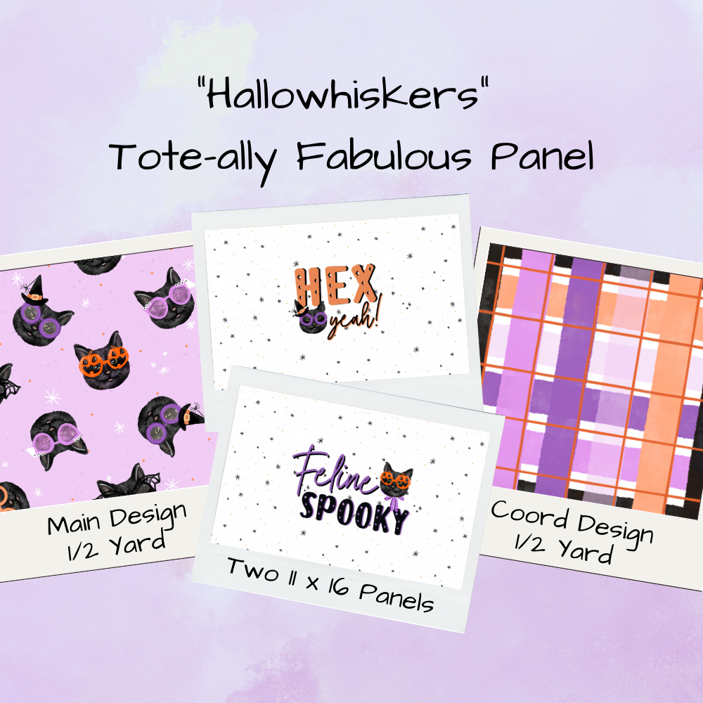 Hallowhiskers Tote-Ally Fabulous Panel (retail)