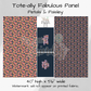 Petals & Paisley Tote-Ally Fabulous Panel (retail)