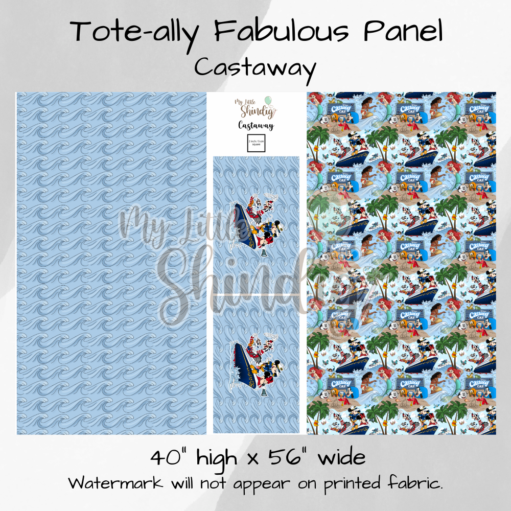 Castaway Tote-Ally Fabulous Panel – My Little Shindig