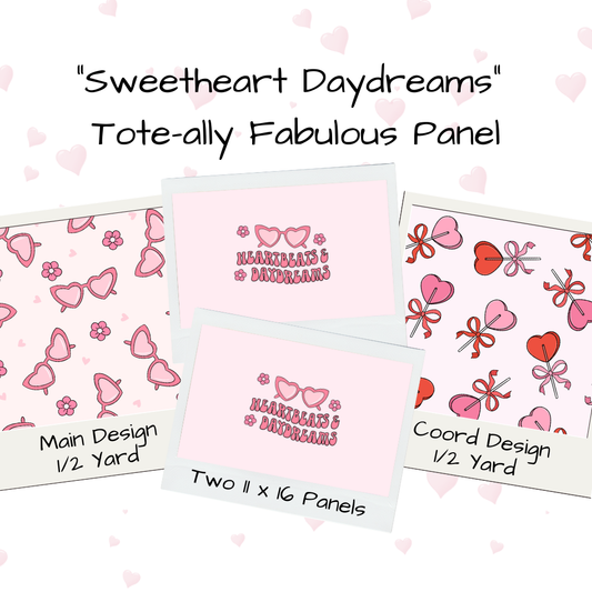 Sweetheart Daydreams Tote-Ally Fabulous Panel (retail)
