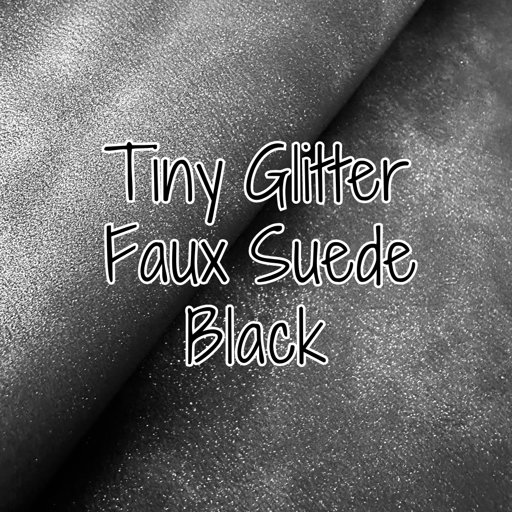 Tiny Glitter Faux Suede - 18" (retail)