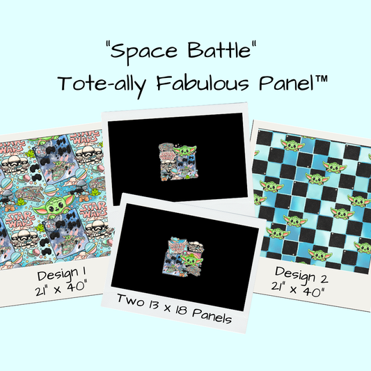 Space Battle Tote-Ally Fabulous Panel (pre-order)
