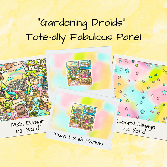 Gardening Droids Tote-Ally Fabulous Panel (retail)