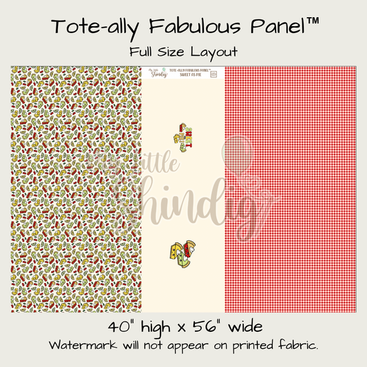 Sweet As Pie Tote-Ally Fabulous Panel (pre-order)