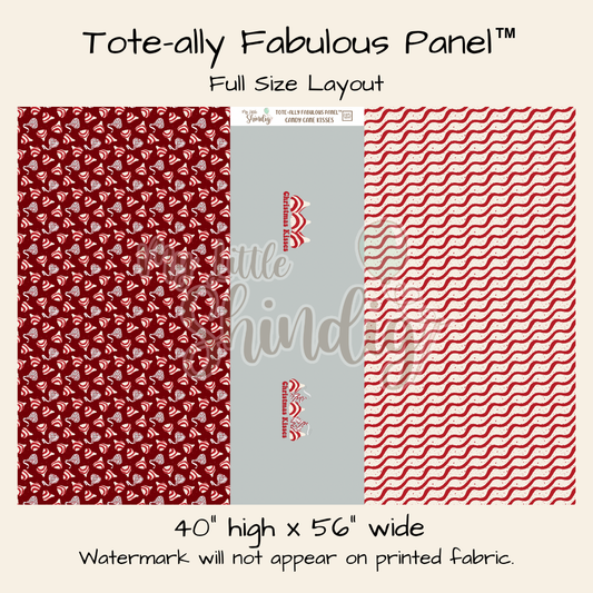 Candy Cane Kisses Tote-Ally Fabulous Panel (pre-order)