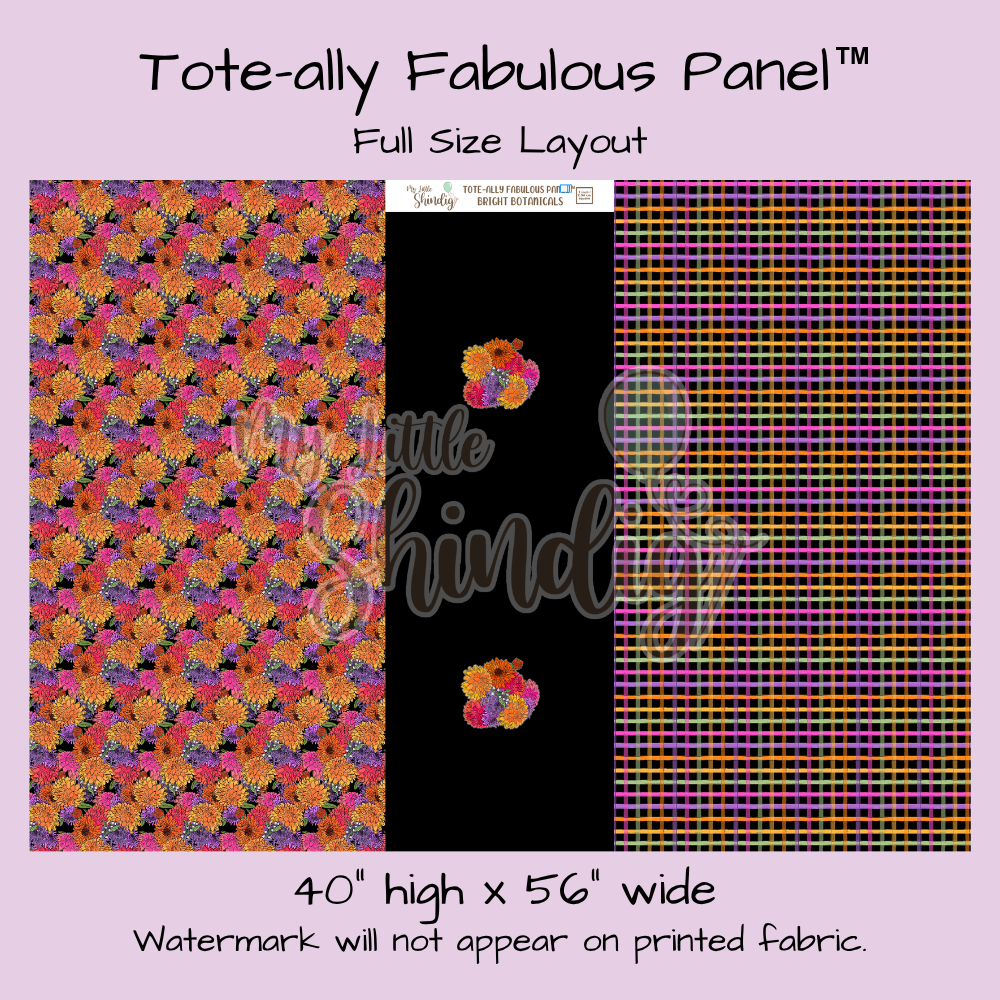 Bright Botanicals Tote-Ally Fabulous Panel (pre-order)