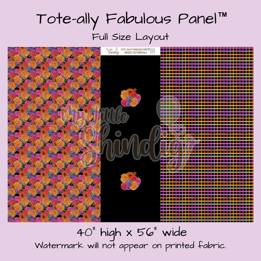 Bright Botanicals Tote-Ally Fabulous Panel (pre-order)