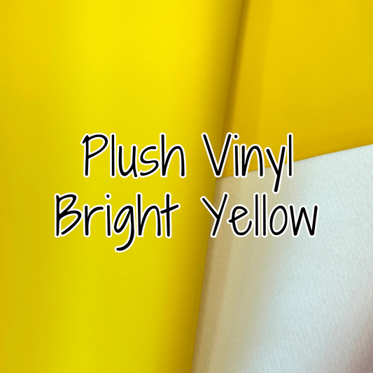 Plush Vinyl - Bright Yellow - 18" (retail)