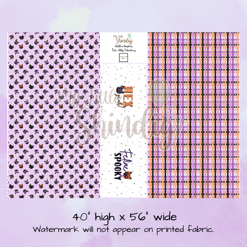 Hallowhiskers Tote-Ally Fabulous Panel (retail)