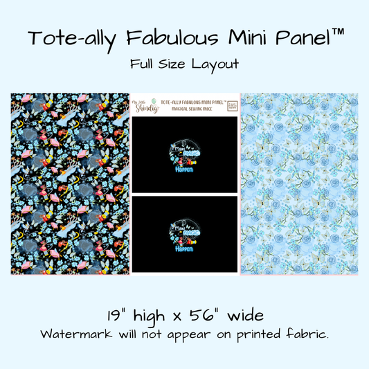Magical Sewing Mice Tote-Ally Fabulous Mini Panel (retail)