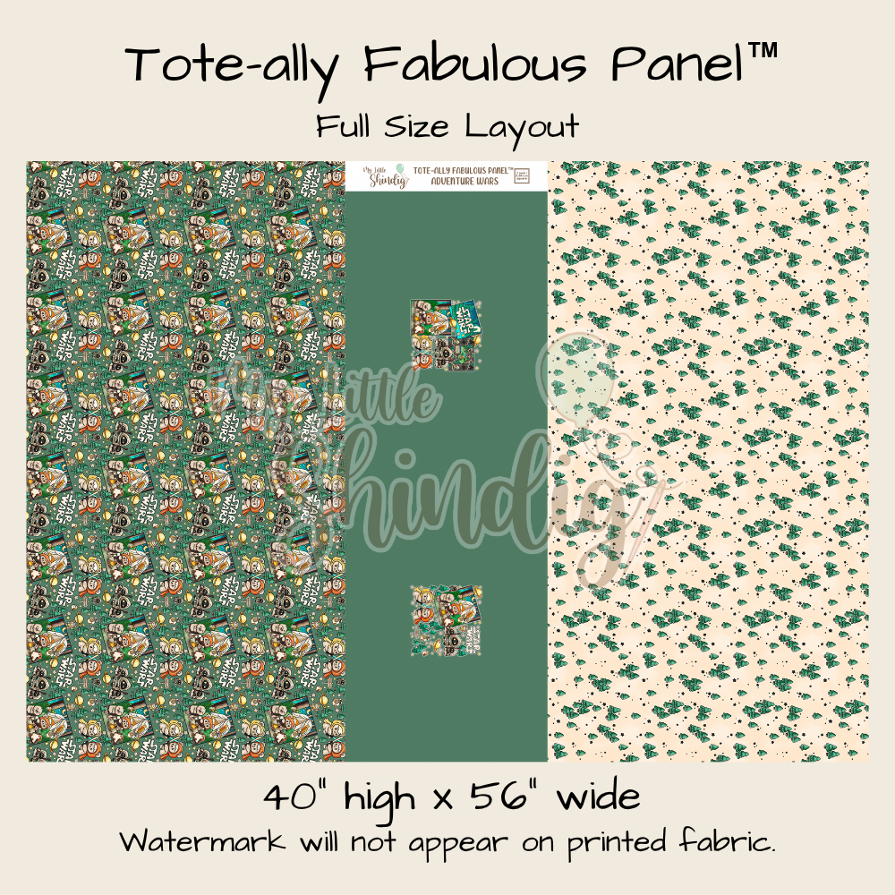 Adventure Wars Tote-Ally Fabulous Panel (pre-order)