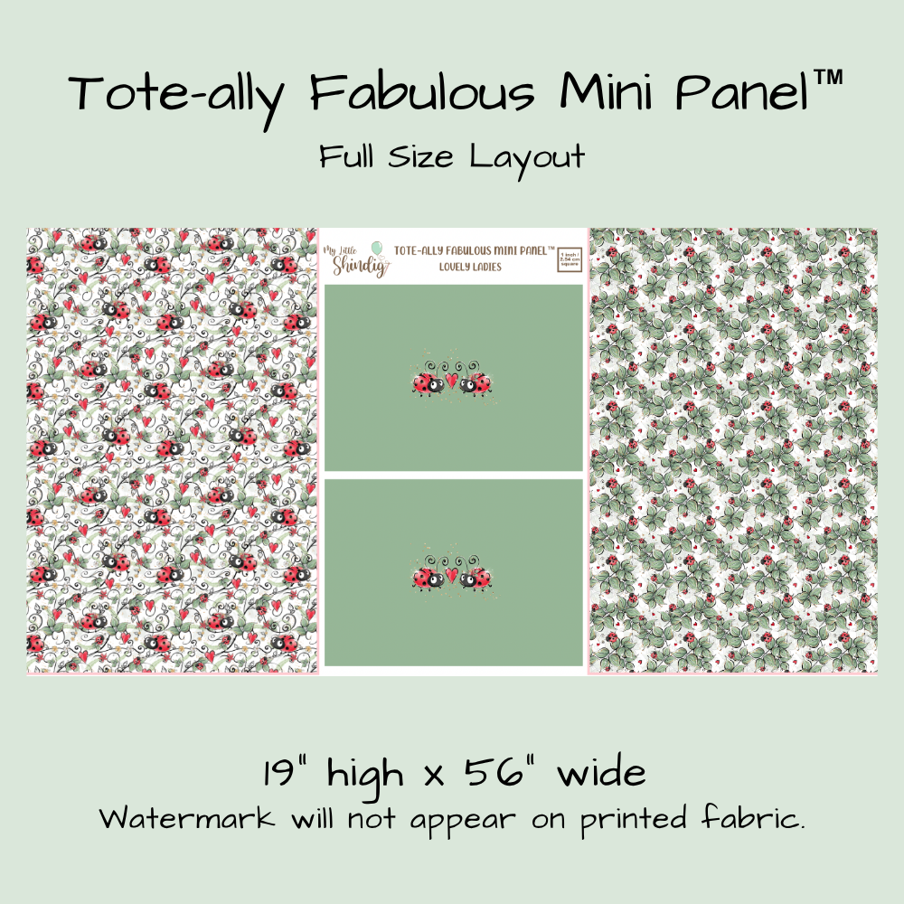 Lovely Ladies Tote-Ally Fabulous Mini Panel (retail)
