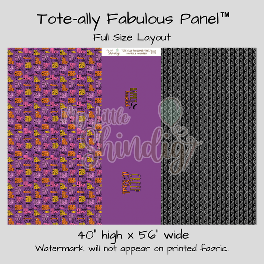 Happily Haunted Tote-Ally Fabulous Panel (pre-order)