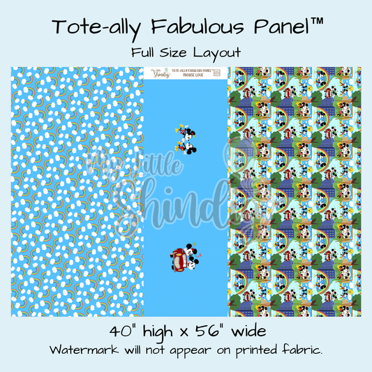 Mouse Love Tote-Ally Fabulous Panel (pre-order)