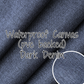 Waterproof Canvas - PVC Backed - Dark Denim 18" (retail)