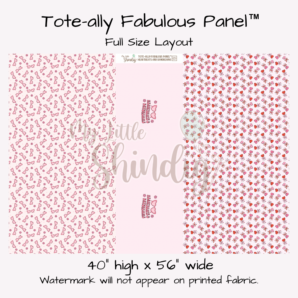 Heartbeats and Daydreams Tote-Ally Fabulous Panel (pre-order)