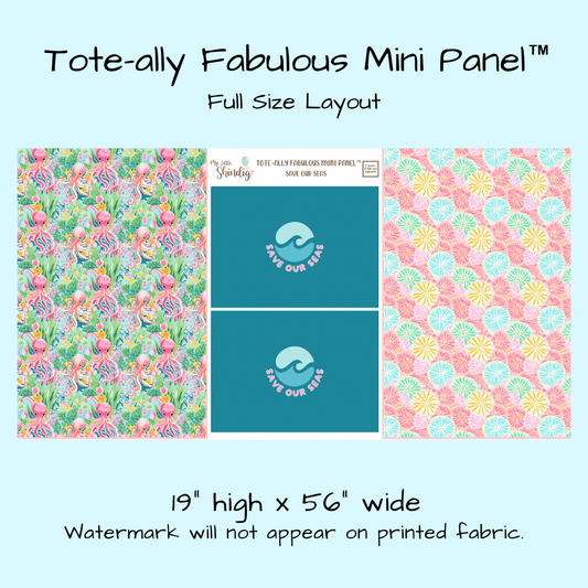 Save Our Seas Tote-Ally Fabulous Mini Panel (retail)