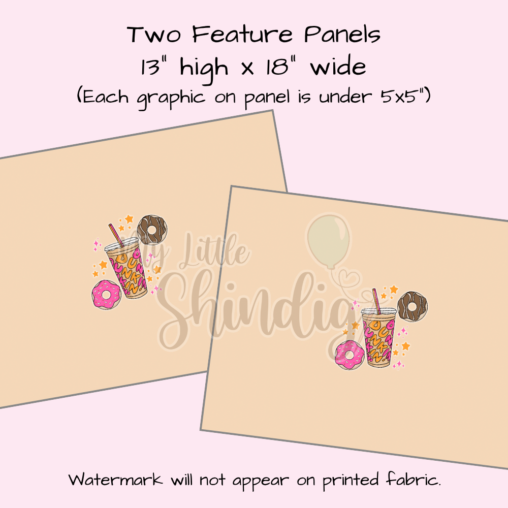 Coffee + Donuts Tote-Ally Fabulous Panel (pre-order)