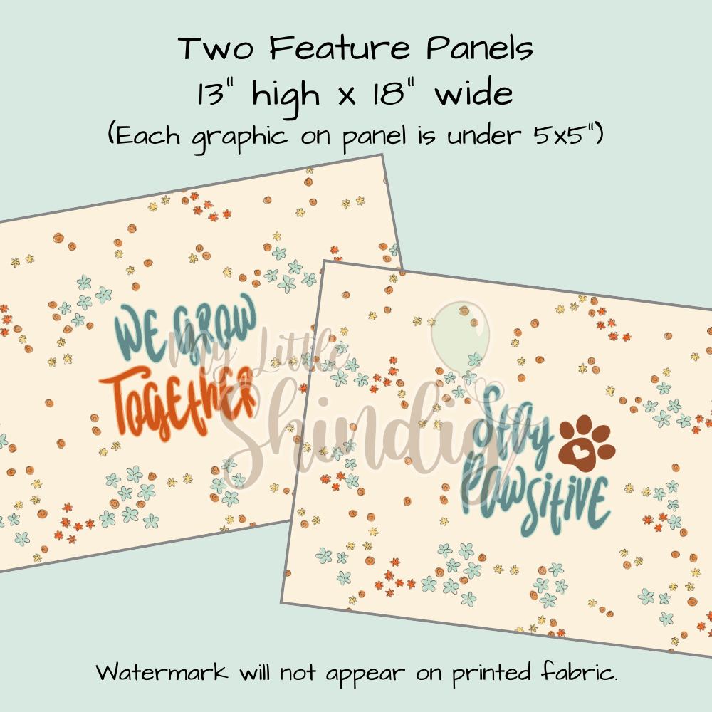Paws & Petals Tote-Ally Fabulous Panel (retail)