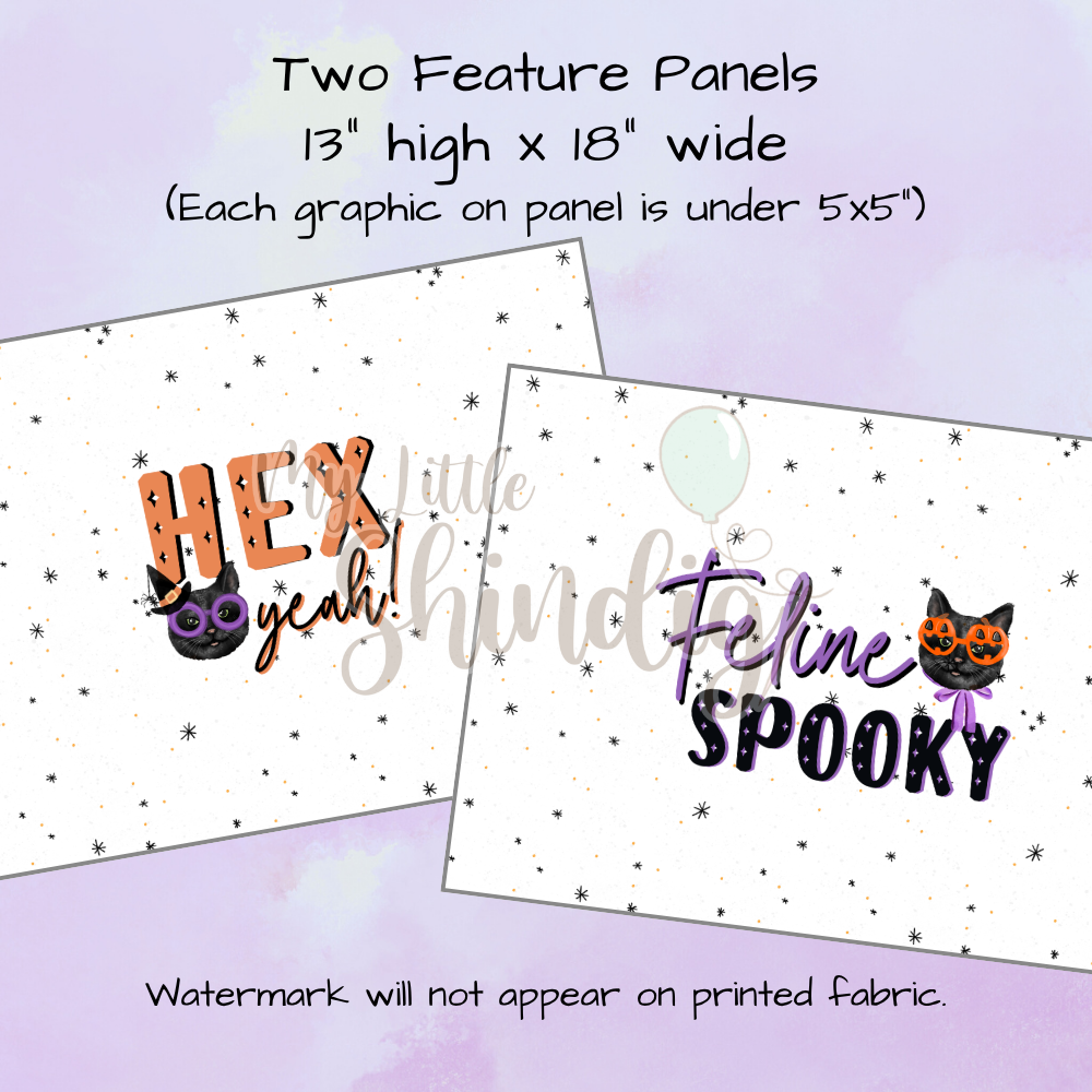 Hallowhiskers Tote-Ally Fabulous Panel (pre-order)