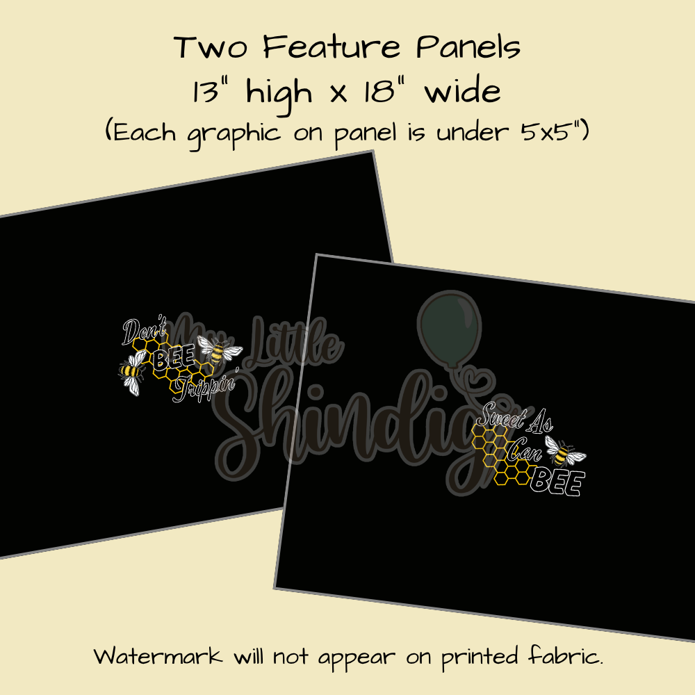 Don't Bee Trippin' Tote-Ally Fabulous Panel (pre-order)