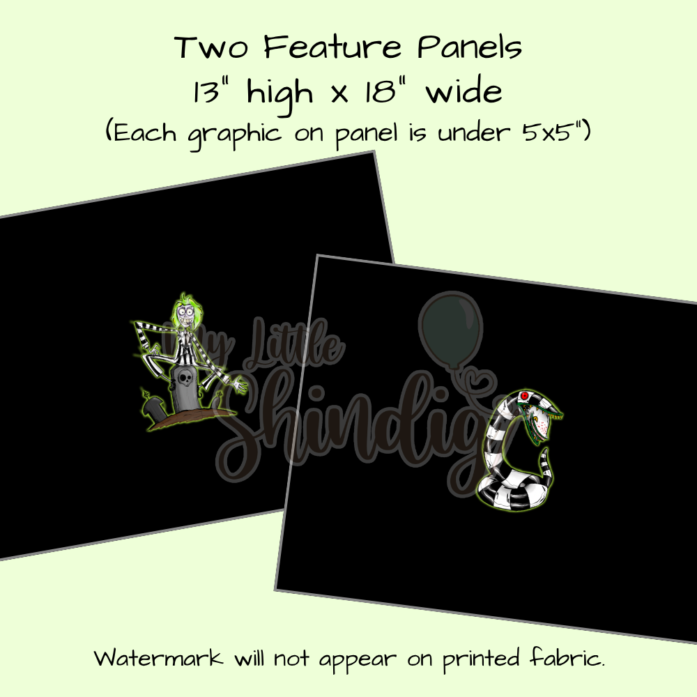 Beetlejuice Tote-Ally Fabulous Panel (pre-order)
