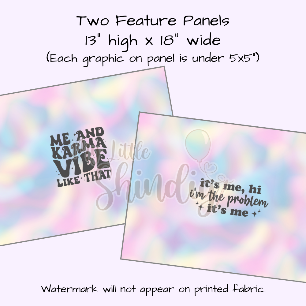 Swiftie Muted Pastel Tote-Ally Fabulous Panel (pre-order)