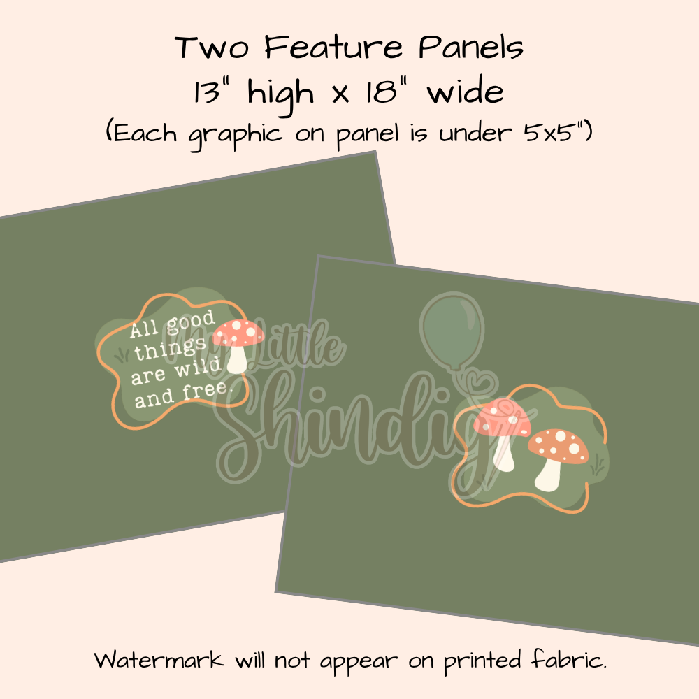 Wild & Free Tote-Ally Fabulous Panel (pre-order)