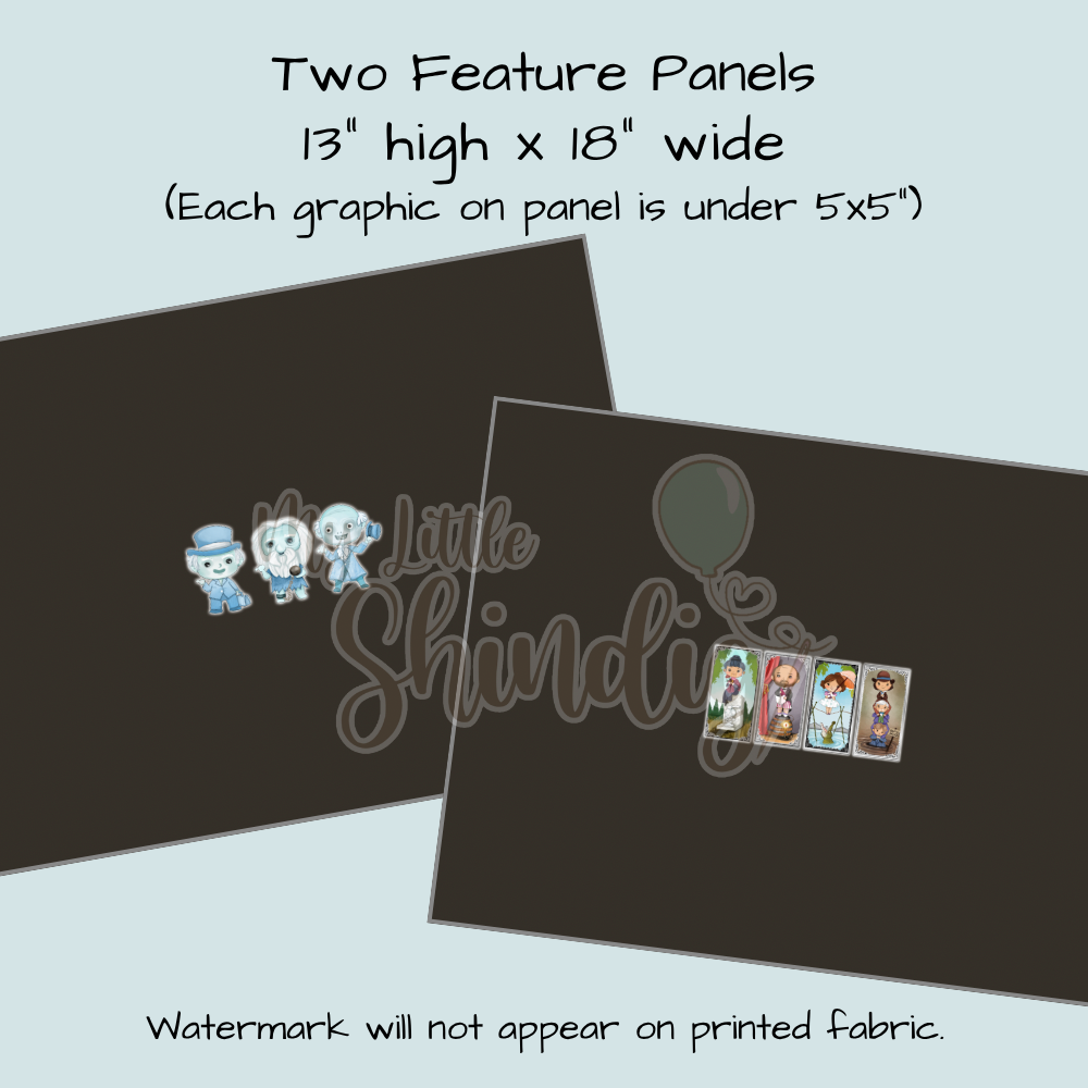 Hitchhiking Ghosts Tote-Ally Fabulous Panel (pre-order)
