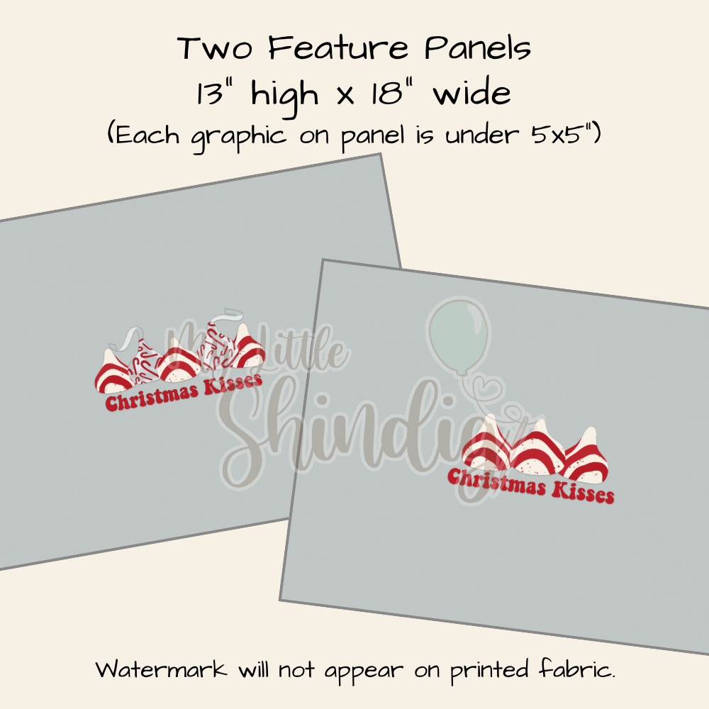 Candy Cane Kisses Tote-Ally Fabulous Panel (pre-order)