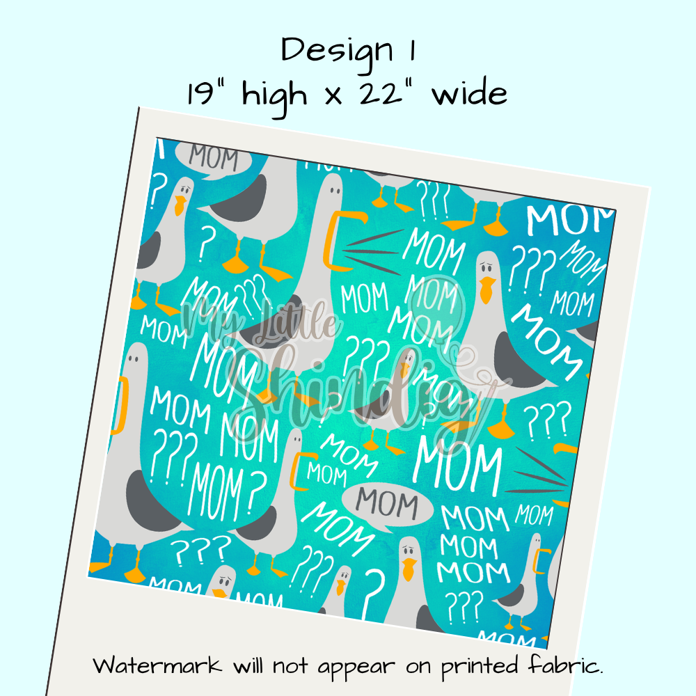 MomGulls Blue Tote-Ally Fabulous Mini Panel (retail)