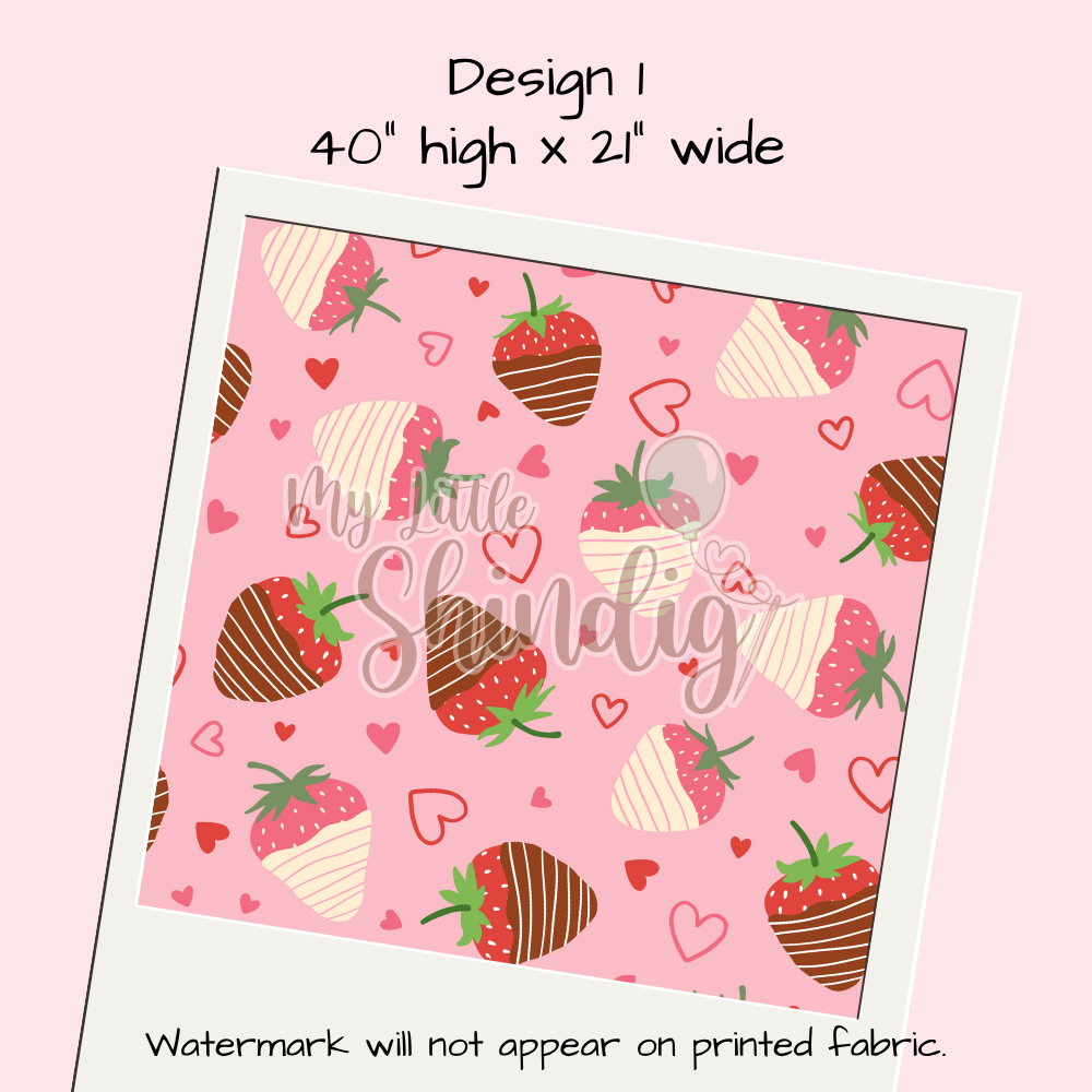 Strawberry Kisses Tote-Ally Fabulous Panel (pre-order)