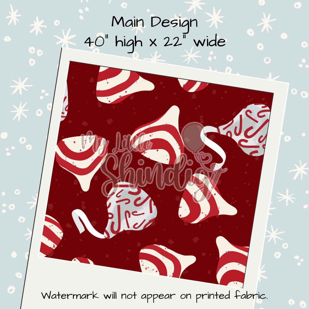 Candy Cane Kisses Tote-Ally Fabulous Panel (retail)